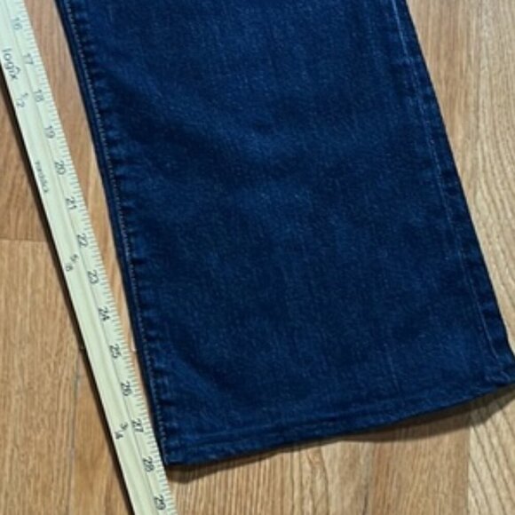 Lauren Ralph Lauren Stretch Blue Denim High Waisted Bootcut Jeans Size 14 - Picture 9 of 14